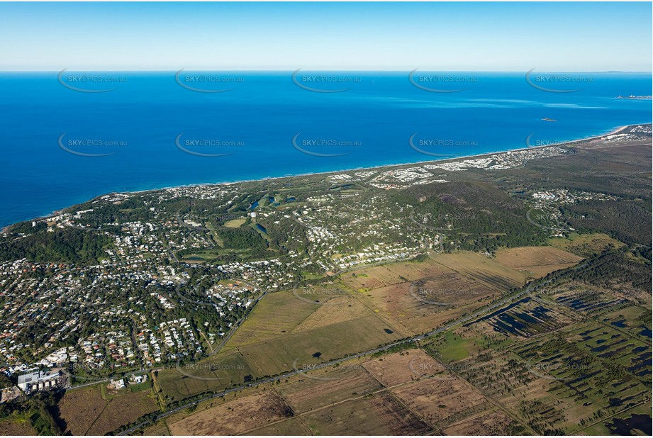 High Altitude Aerial Photo Coolum Beach Aerial Photography