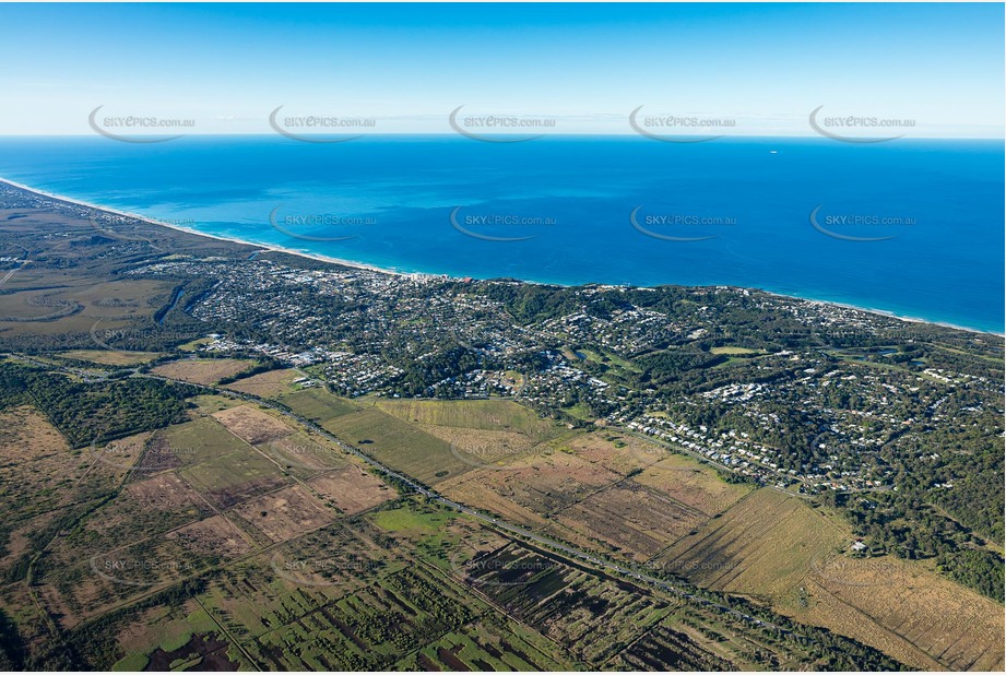 High Altitude Aerial Photo Coolum Beach Aerial Photography