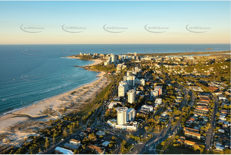 Sunset Aerial Photo Coolangatta Aerial Photography