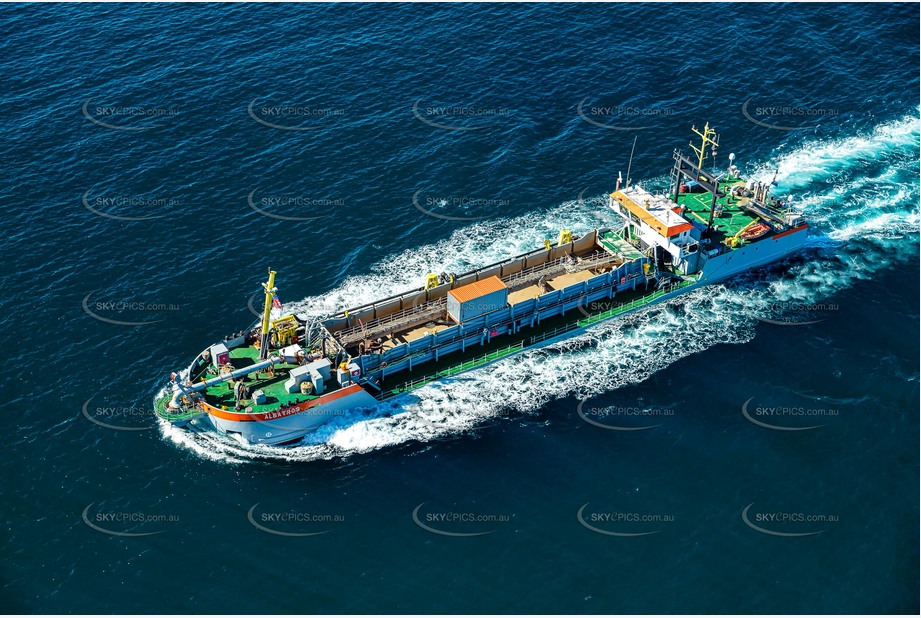 Sand Dredge Working At Tweed Heads Aerial Photography