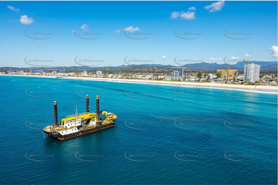 Palm Beach Artificial Reef Construction Aerial Photography