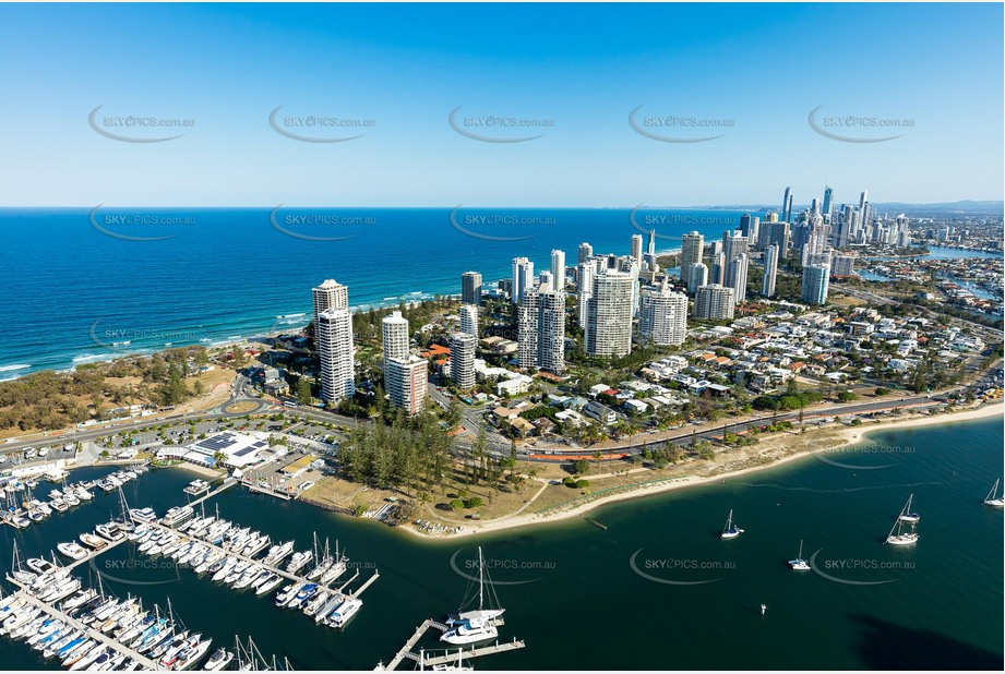 Aerial Photo Main Beach QLD Aerial Photography