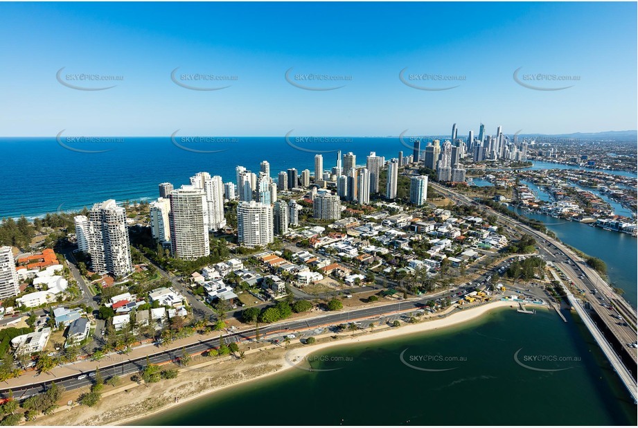 Aerial Photo Main Beach QLD Aerial Photography