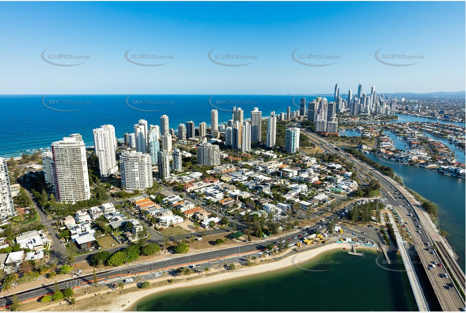 Aerial Photo Main Beach QLD Aerial Photography