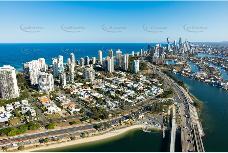 Aerial Photo Main Beach QLD Aerial Photography