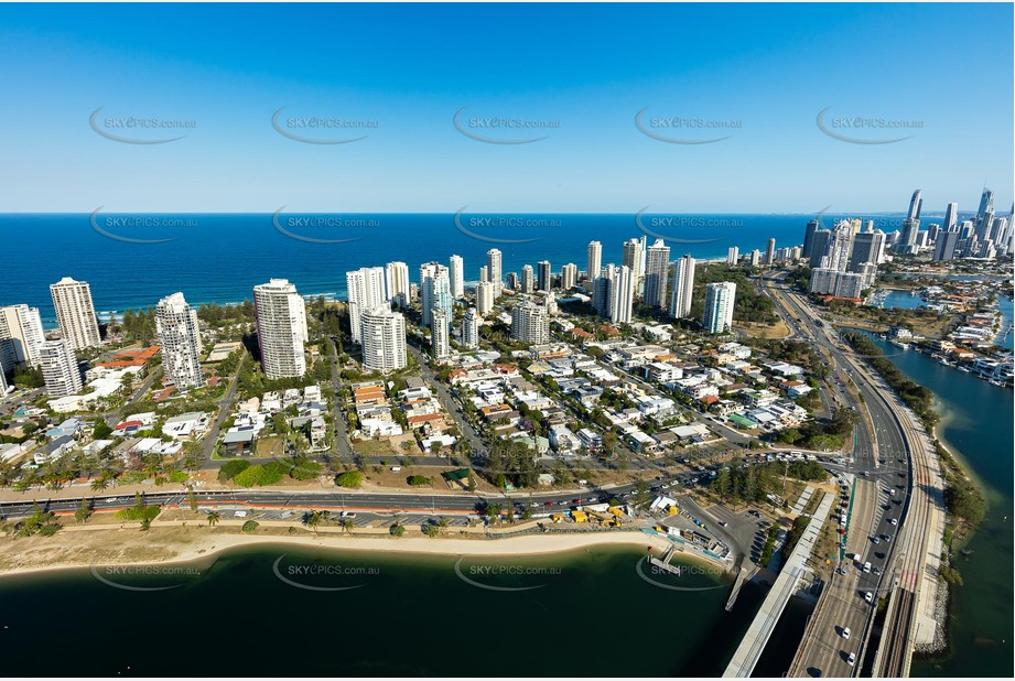 Aerial Photo Main Beach QLD Aerial Photography