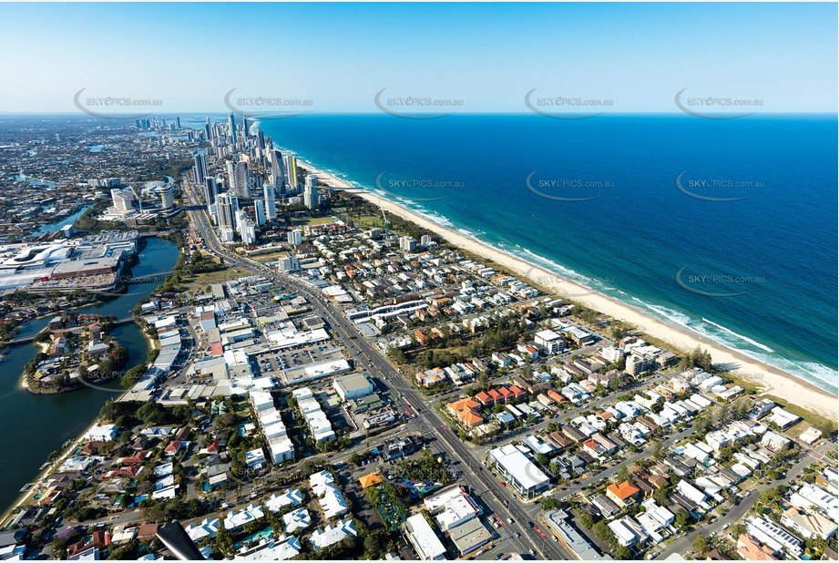 Aerial Photo Mermaid Beach QLD Aerial Photography