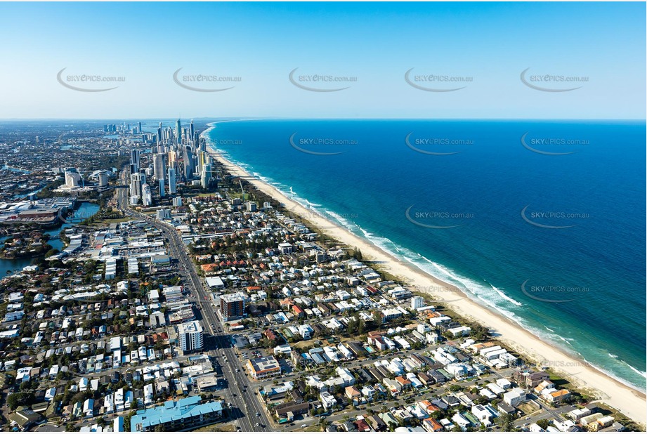 Aerial Photo Mermaid Beach QLD Aerial Photography