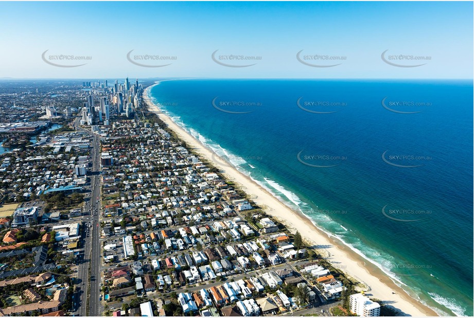 Aerial Photo Mermaid Beach QLD Aerial Photography