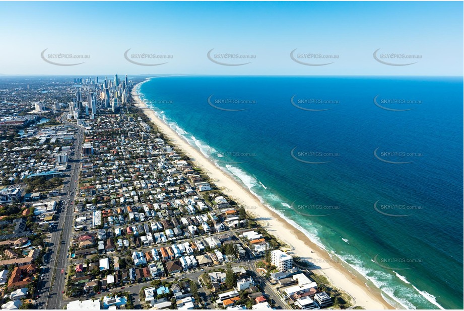 Aerial Photo Mermaid Beach QLD Aerial Photography