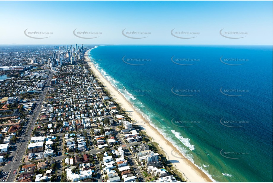 Aerial Photo Mermaid Beach QLD Aerial Photography