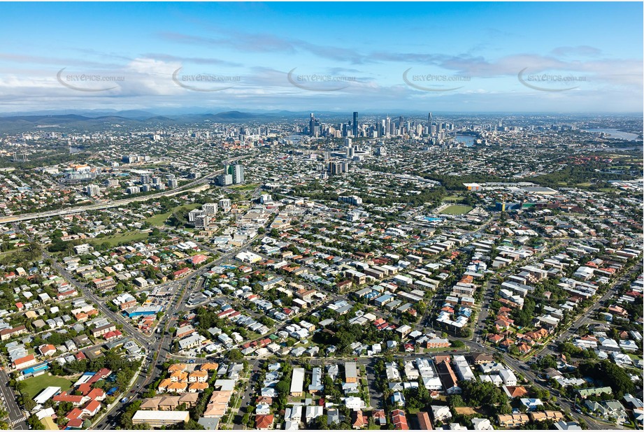 Aerial Photo Greenslopes QLD Aerial Photography