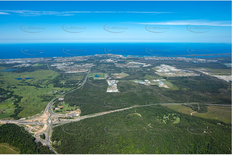 High Altitude Aerial Photo Meridan Plains QLD Aerial Photography