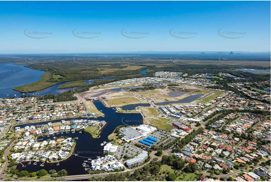 Aerial Photo Pelican Waters QLD Aerial Photography