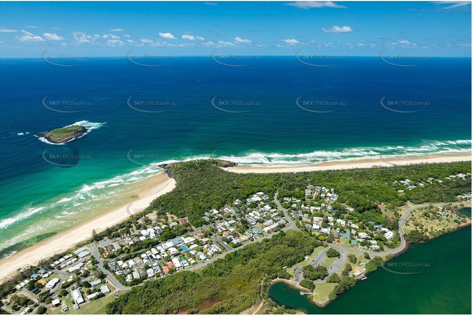 Aerial Photo Fingal Head NSW Aerial Photography