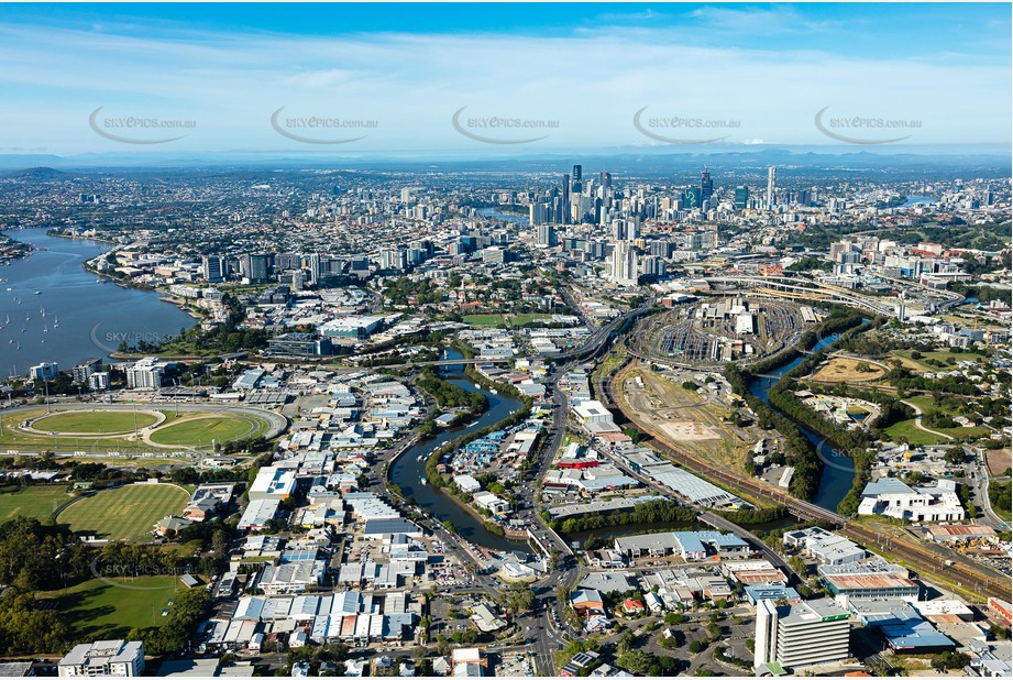 Aerial Photo Bowen Hills QLD Aerial Photography