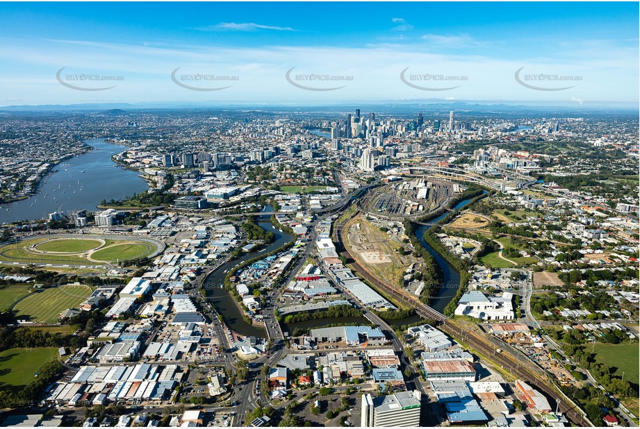 Aerial Photo Bowen Hills QLD Aerial Photography