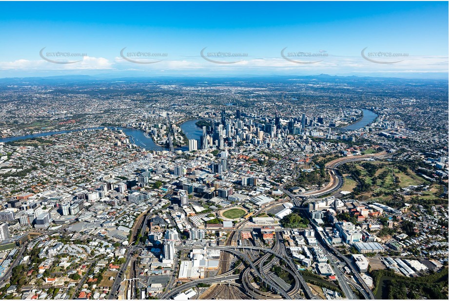 Aerial Photo Bowen Hills QLD Aerial Photography