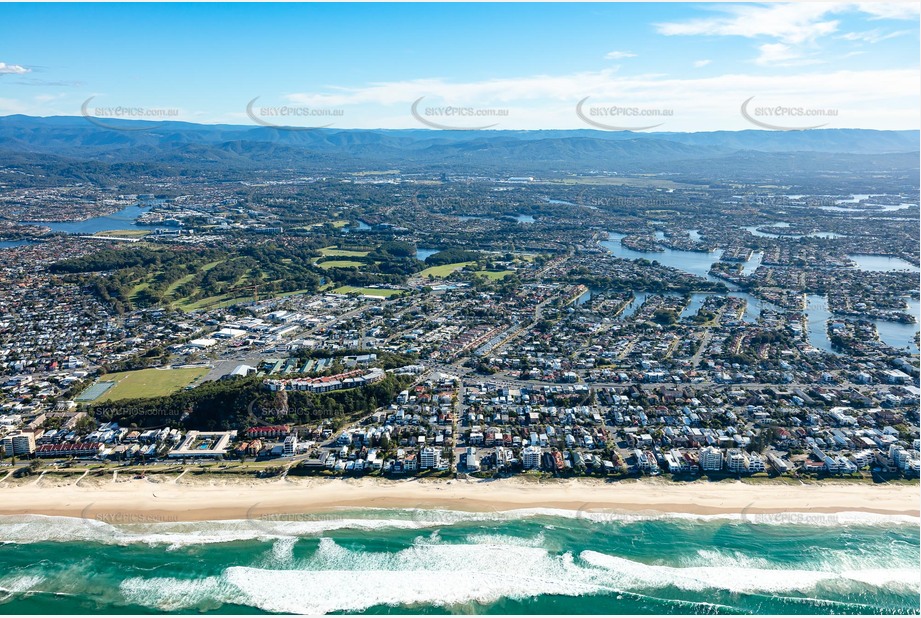 Aerial Photo Mermaid Beach QLD Aerial Photography