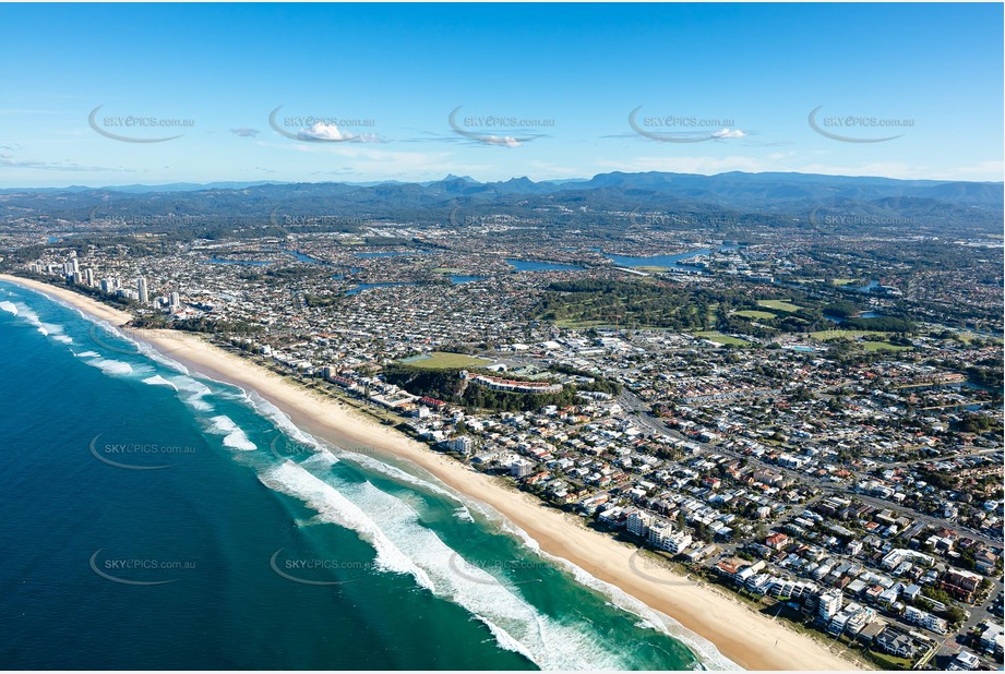 Aerial Photo Mermaid Beach QLD Aerial Photography