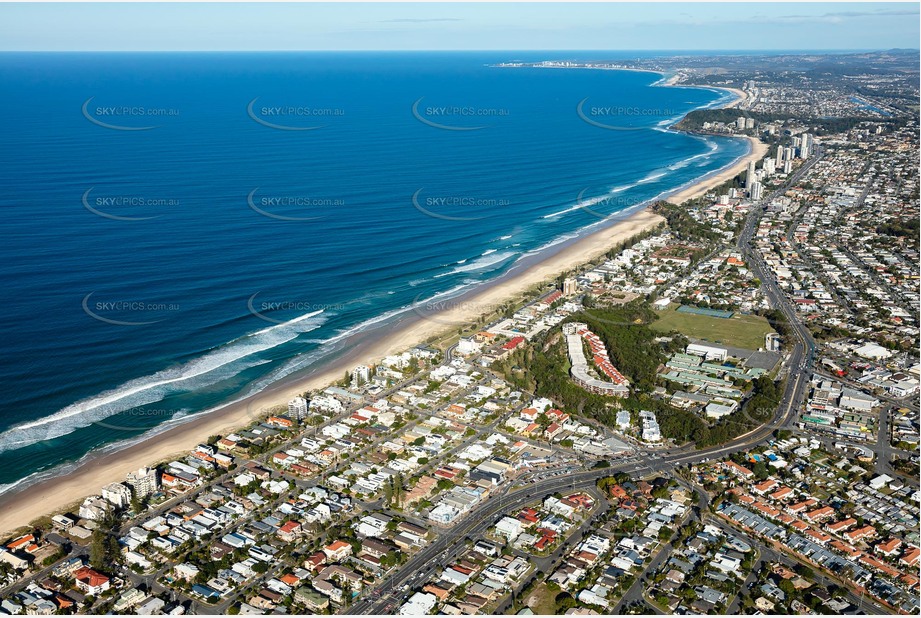 Aerial Photo Mermaid Beach QLD Aerial Photography