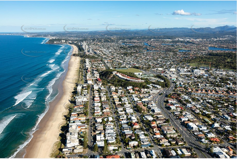 Aerial Photo Mermaid Beach QLD Aerial Photography