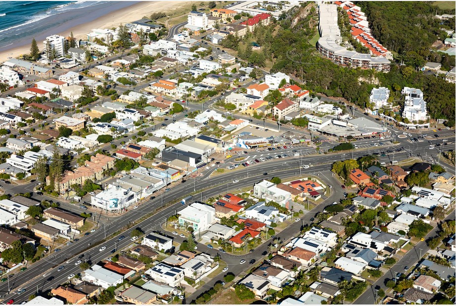 Aerial Photo Mermaid Beach QLD Aerial Photography