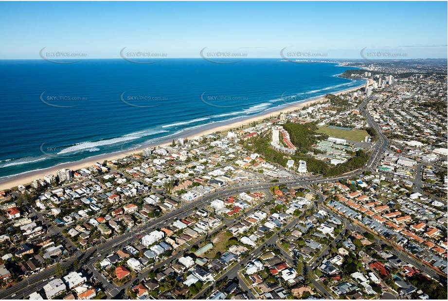 Aerial Photo Mermaid Beach QLD Aerial Photography