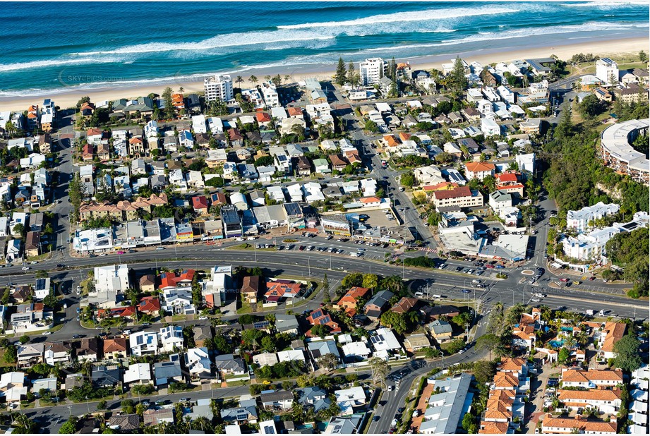 Aerial Photo Mermaid Beach QLD Aerial Photography