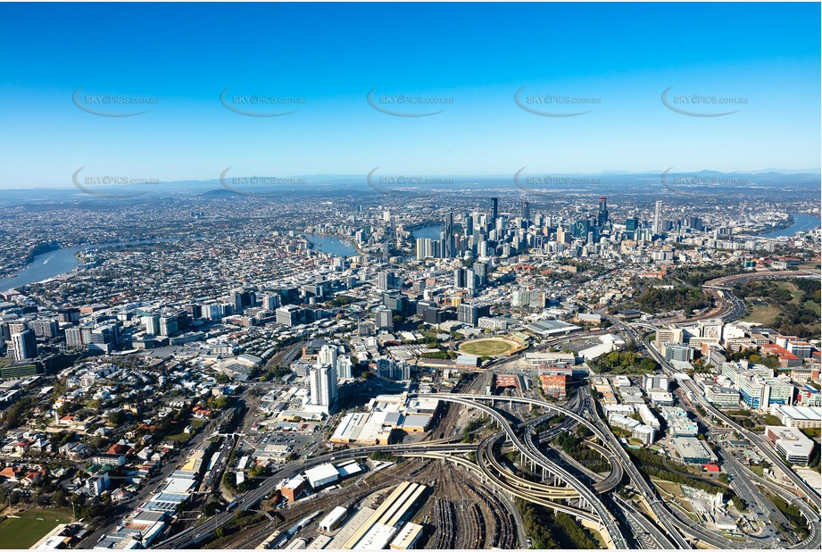 Aerial Photo Bowen Hills QLD Aerial Photography