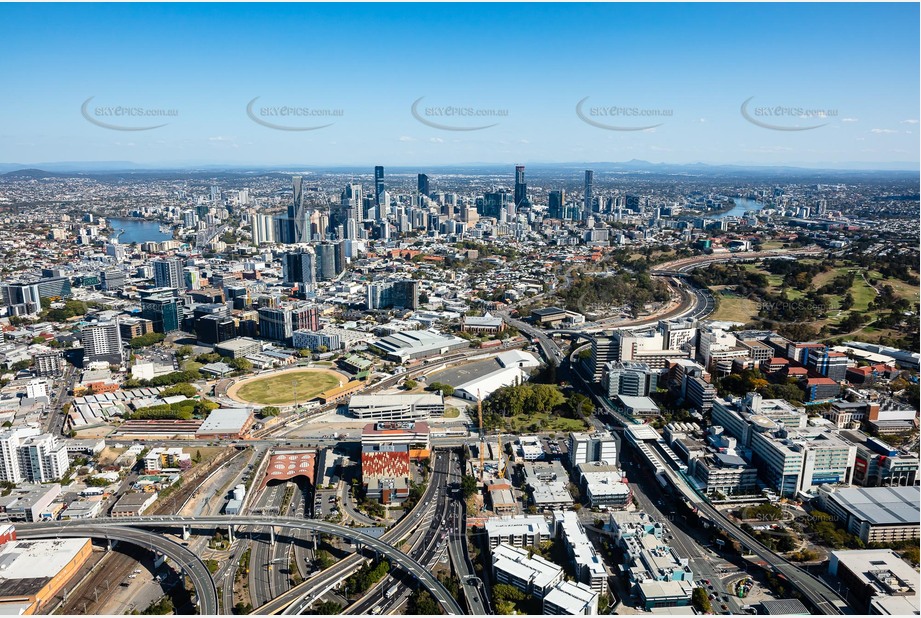 Aerial Photo Bowen Hills QLD Aerial Photography