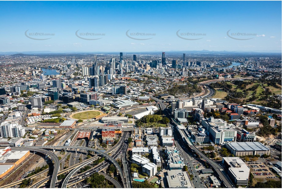 Aerial Photo Bowen Hills QLD Aerial Photography