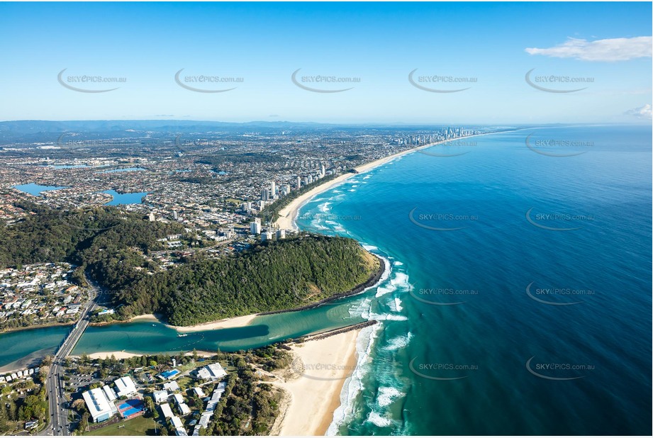 Aerial Photo Burleigh Heads QLD Aerial Photography