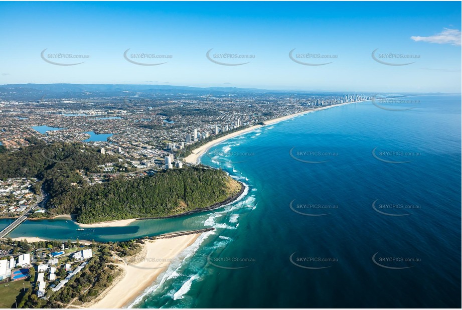 Aerial Photo Burleigh Heads QLD Aerial Photography