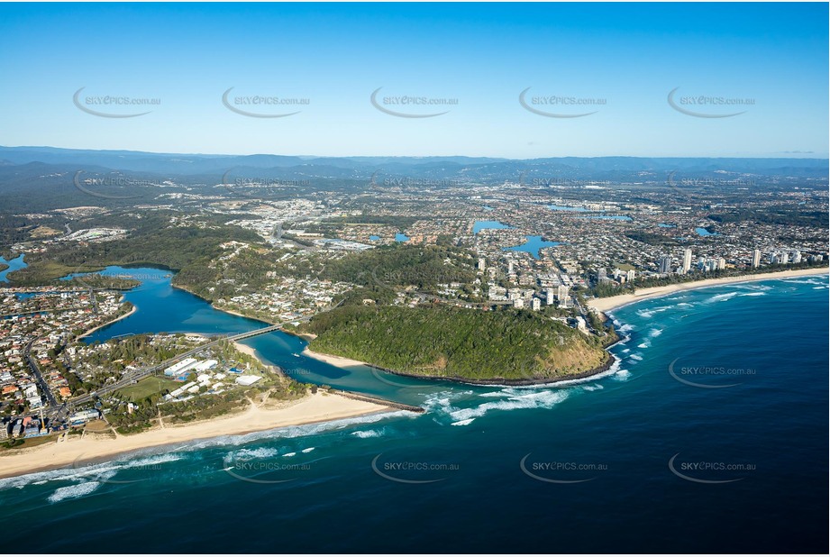 Aerial Photo Burleigh Heads QLD Aerial Photography