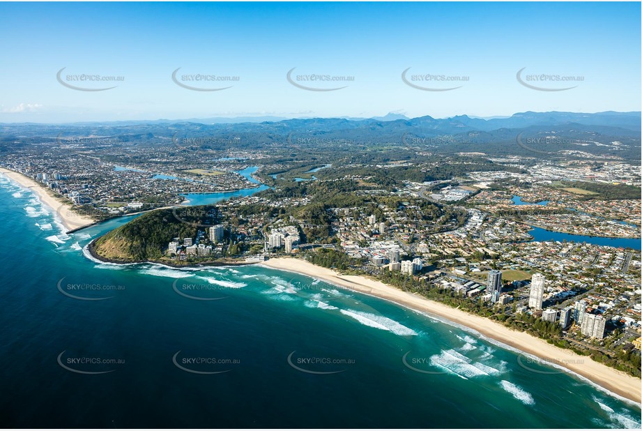 Aerial Photo Burleigh Heads QLD Aerial Photography