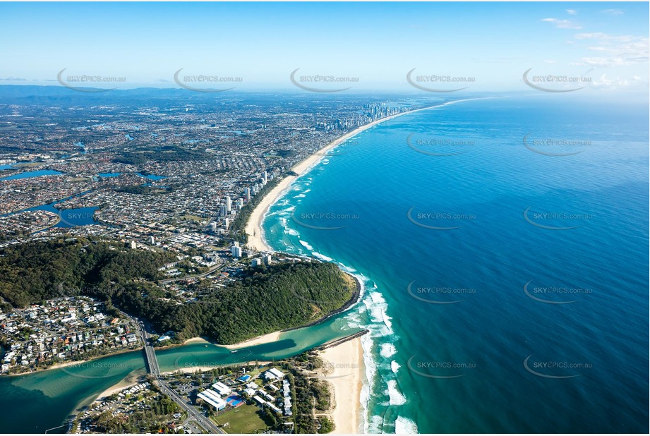 Aerial Photo Burleigh Heads QLD Aerial Photography