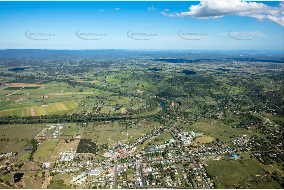 High Altitude Aerial Photo Lowood Aerial Photography