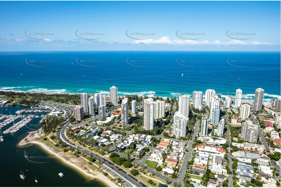 Aerial Photo Main Beach QLD Aerial Photography