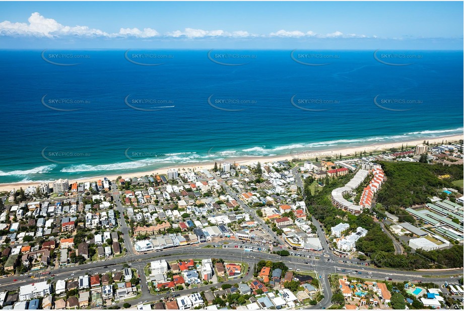 Aerial Photo Mermaid Beach QLD Aerial Photography