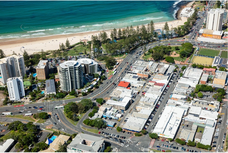 Aerial Photo Burleigh Heads QLD Aerial Photography