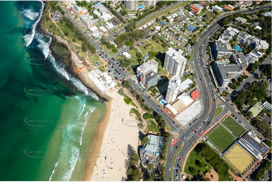 Aerial Photo Burleigh Heads QLD Aerial Photography