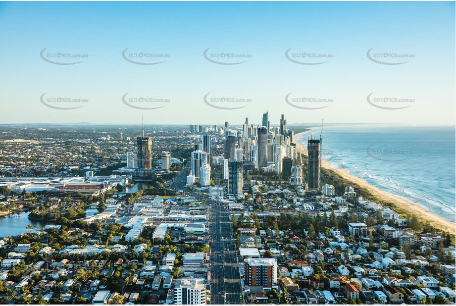 Aerial Photo Mermaid Beach QLD Aerial Photography