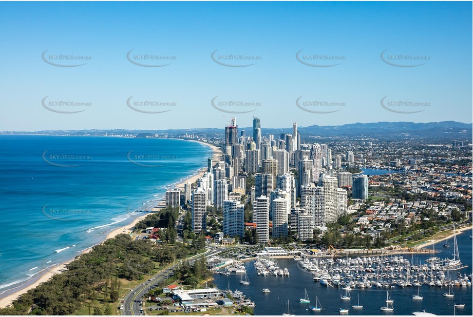 Aerial Photo Main Beach QLD Aerial Photography