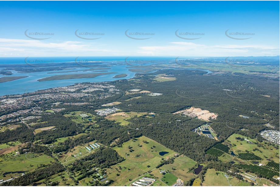 High Altitude Aerial Photo Redland Bay QLD Aerial Photography