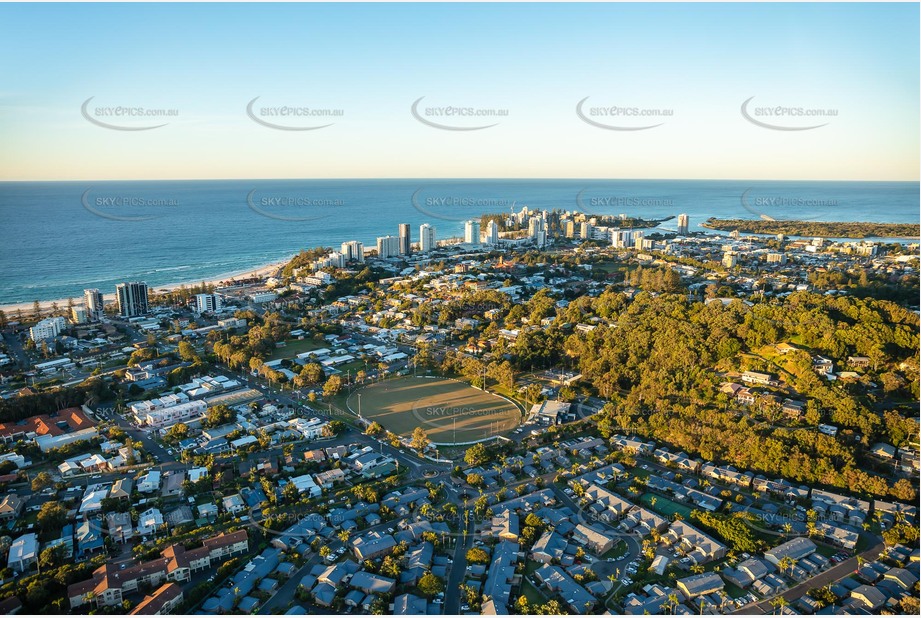 Sunset Aerial Photo Coolangatta QLD Aerial Photography