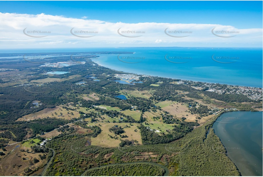 High Altitude Aerial Photo Beachmere QLD Aerial Photography