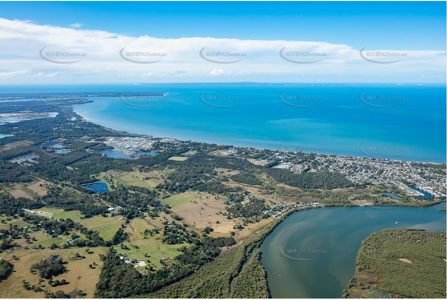 High Altitude Aerial Photo Beachmere QLD Aerial Photography