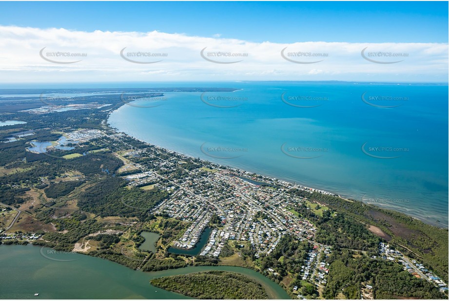 High Altitude Aerial Photo Beachmere QLD Aerial Photography