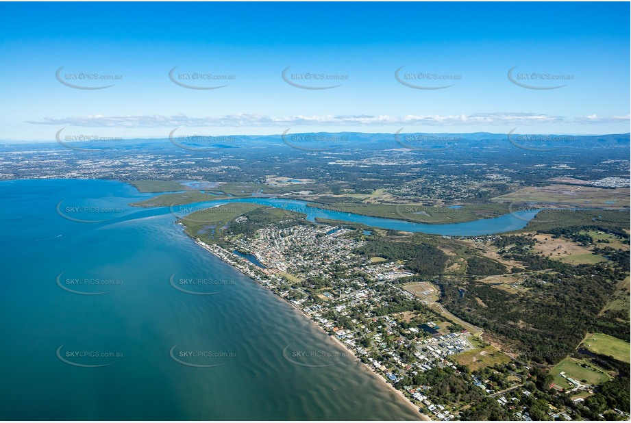 High Altitude Aerial Photo Beachmere QLD Aerial Photography